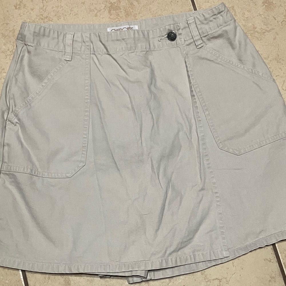 Sonoma Women's Light Gray Mini Skirt